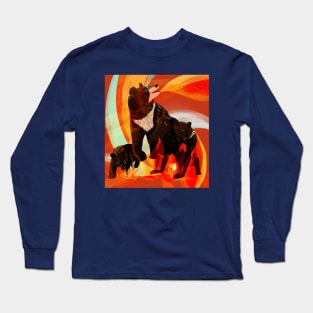 Taiga on Fire Long Sleeve T-Shirt